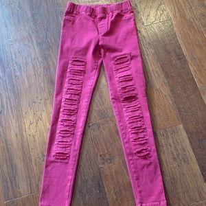 Umgee Jegging, Cranberry, Size S